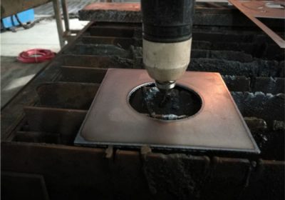 सीएनसी फैक्टरी धातु प्लेट को लागि प्लाज्मा र ज्वाला टेबल काटने को मिसिन को आपूर्ति